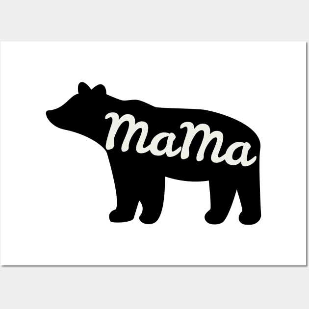 Mama shirt, Mama Bear Matching Family, Gift and Decor Idea Wall Art by Parin Shop